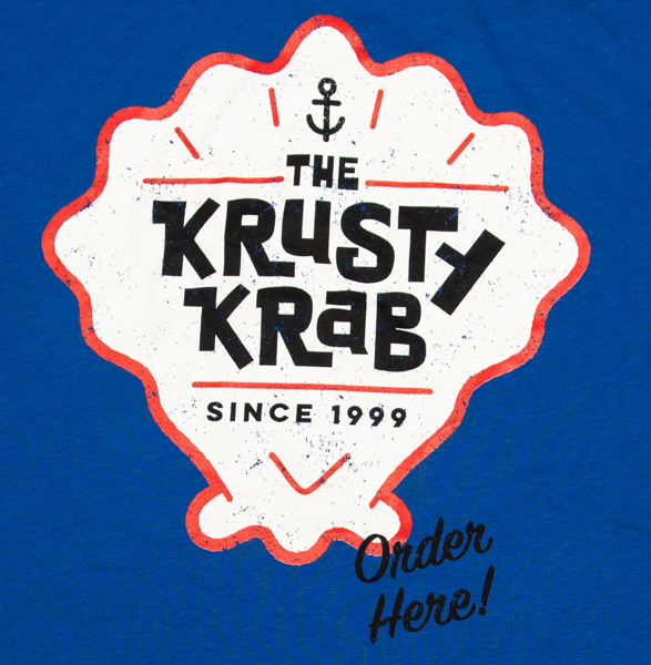 Spongebob Squarepants 'The Krusty Krab' White Adult T-Shirts